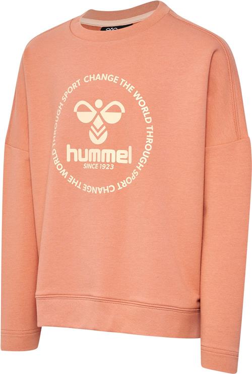 Hummel Hmlsulva Boxy Sweatshirt Str 6 år / 116 cm - Cork Sweatshirts hos Magasin