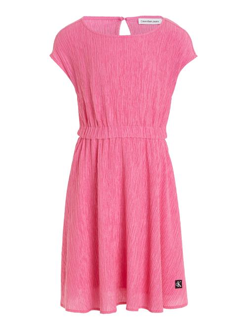 Calvin Klein Crinkle SS FIT Flare Dress Str 10 år - To5 Kjoler hos Magasin