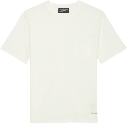 Marc O’Polo Tshirt, Neckhole Binding With two Kvinde Egg White Kortærmede T-shirts Str XL - hos Magasin