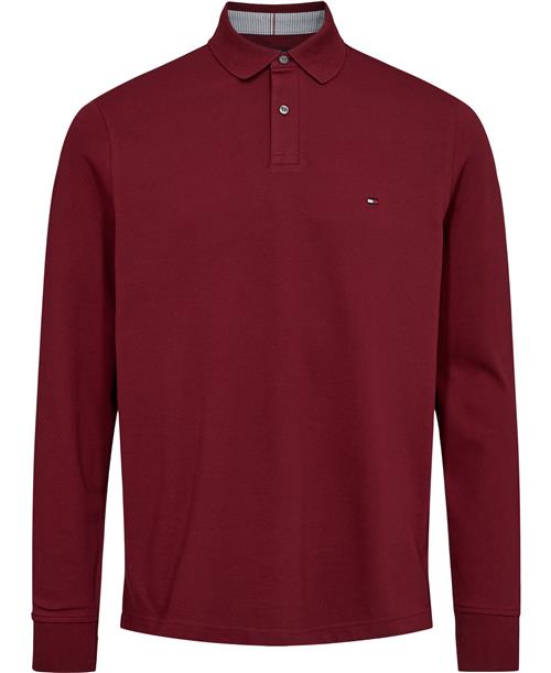 Tommy Hilfiger 1985 Regular LS Polo Mand Rouge Langærmede Poloer Str XL - hos Magasin