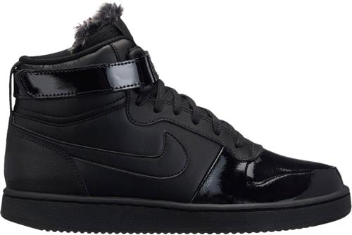 Nike Ebernon Mid Premium Kvinde Sort Sneakers Str 36.5 - Læder hos Magasin