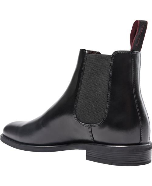 PS Paul Smith Mens Shoe Cedric Black Mand 79_Black Chelsea Boots Str 42 - hos Magasin