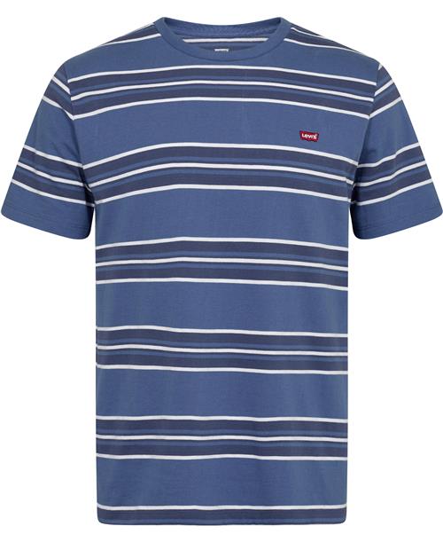 Levi's SS Original HM TEE Surfboard S Mand Blå Kortærmede T-shirts Str S - Bomuld hos Magasin