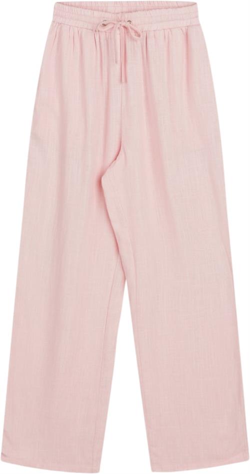 Grunt Camille Linen Pants Str L/14Y - Light Red Bukser hos Magasin