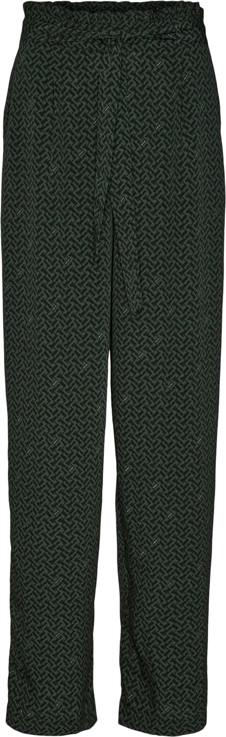 Se Vero Moda Vmvienna HW Wide Pants VMA Kvinde Greener Pastures/vienna Bukser Med Brede Ben Str L - hos Magasin ved Magasin