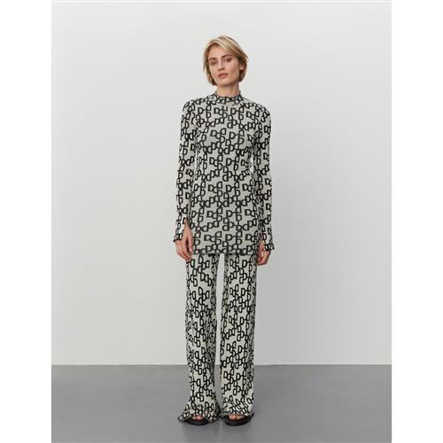 DAY Birger et Mikkelsen Corina Graphic Jacquard Kvinde Graphic Jacquard Langærmede Bluser Str S - hos Magasin