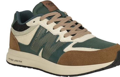 Se Woden Rigmor Kvinde Caramel/deep Forest Sneakers Str 40 - Gummi hos Magasin ved Magasin