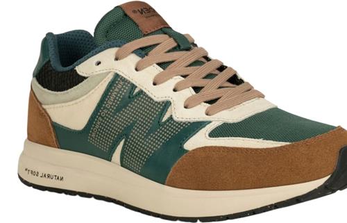 Se Woden Rigmor Kvinde Caramel/deep Forest Sneakers Str 38 - Gummi hos Magasin ved Magasin