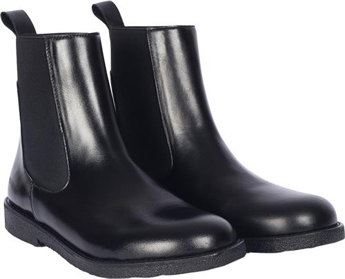 ANGULUS Klassisk Chelsea Støvle Kvinde 1604/001 Black/black Chelsea Boots Str 39 - Læder hos Magasin