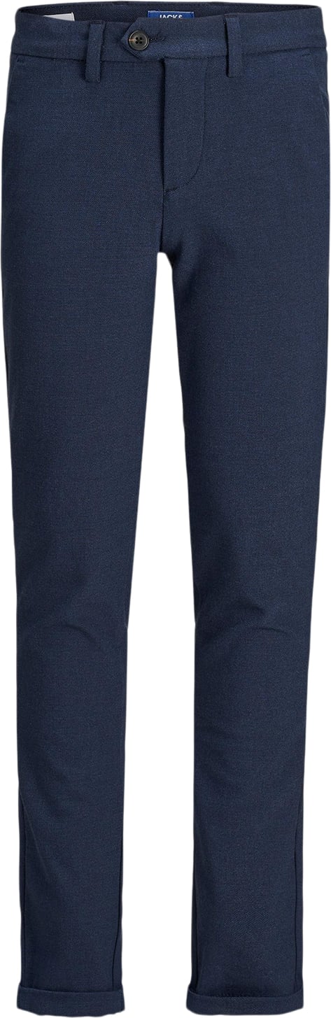 Jack & Jones Jjimarco Jjconnor AKM 913 Navy Soli Mand Blå Chinos Slim Fit Str 128 - hos Magasin