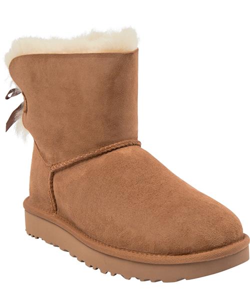 UGG W Mini Bailey Bow II Kvinde Chestnut Vinterstøvler Str 36 - hos Magasin