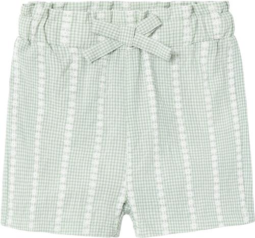 Name It Nmfhicheck Shorts Str 104 - Silt Green Shorts & Bloomers hos Magasin