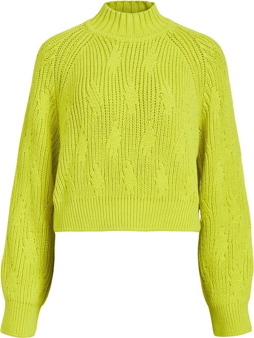 Se Object Objapril L/S Oneck Knit Pullover 1 Kvinde Evening Primrose Sweaters Str S - hos Magasin ved Magasin