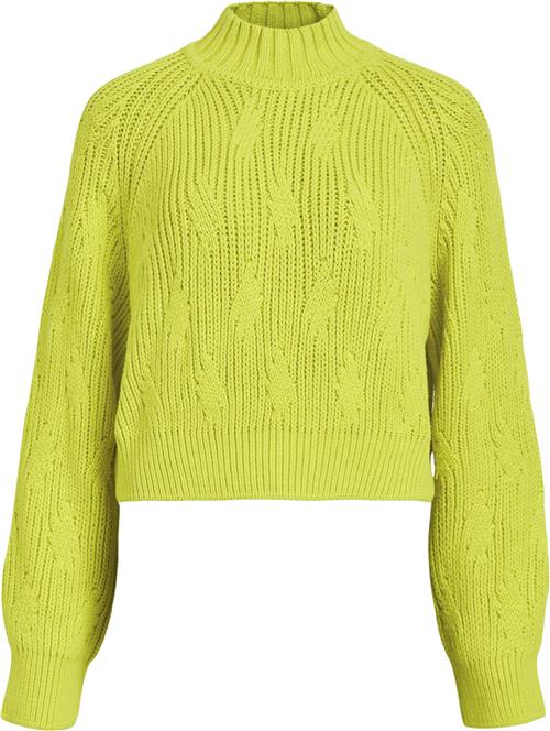 Object Objapril L/S Oneck Knit Pullover 1 Kvinde Evening Primrose Sweaters Str M - hos Magasin