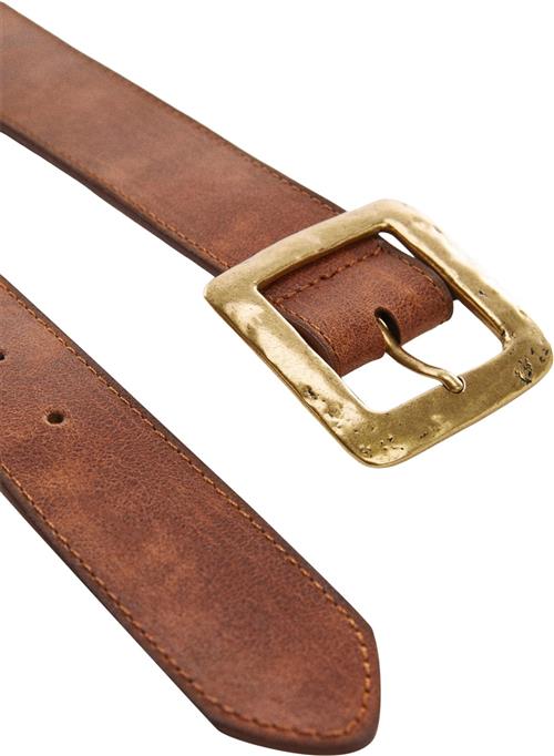 Se MANGO Textured Square Buckle Belt S - Bælter hos Magasin ved Magasin