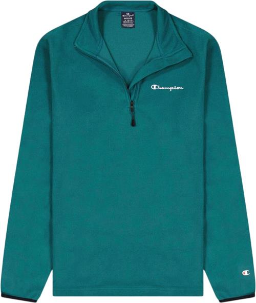 Se Champion Half Zipup Script Logo Fleece Sweatshirt XL - Sweatshirts hos Magasin ved Magasin