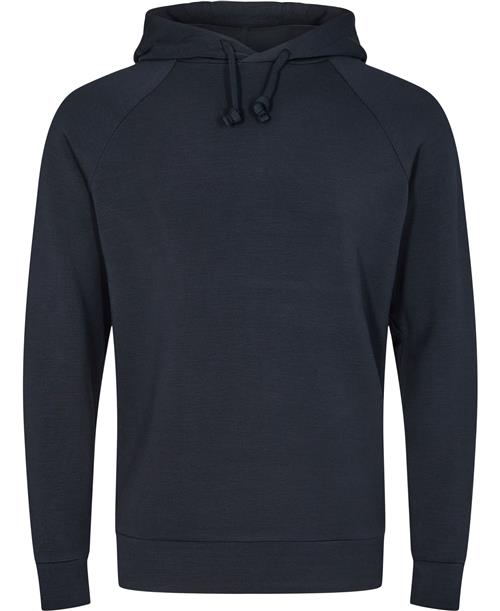 Mos Mosh Gallery Abel Hood Sweat Mand Salute Navy Hoodies Str XL - Viskose hos Magasin