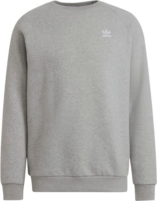 adidas Essential Crew Sweatshirt Mand Grey Sweatshirts Str XL - Bomuld hos Magasin