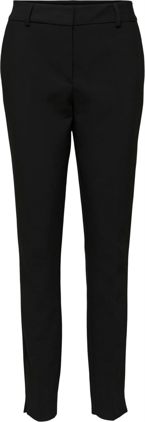 Selected Femme Slfrita MW Slim Pant Black B Noos Kvinde Sort Bukser Med Smalle Ben Str 42 - hos Magasin