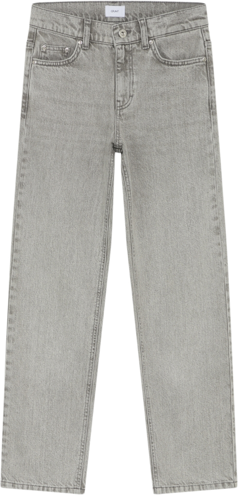 Se Grunt Nadia Cement Jeans Str 23/10Y - Grey Jeans hos Magasin ved Magasin