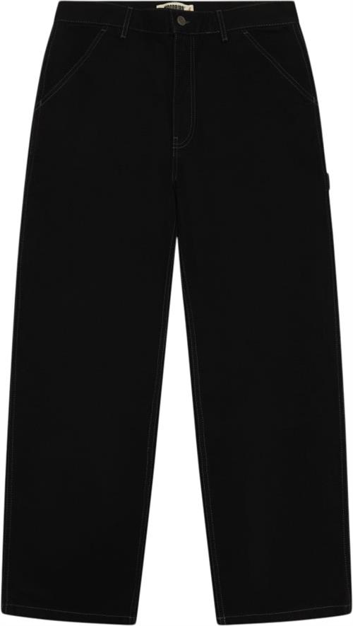 Woodbird Wbdenise Night Pant Kvinde Black Bukser Med Brede Ben Str 29 - hos Magasin