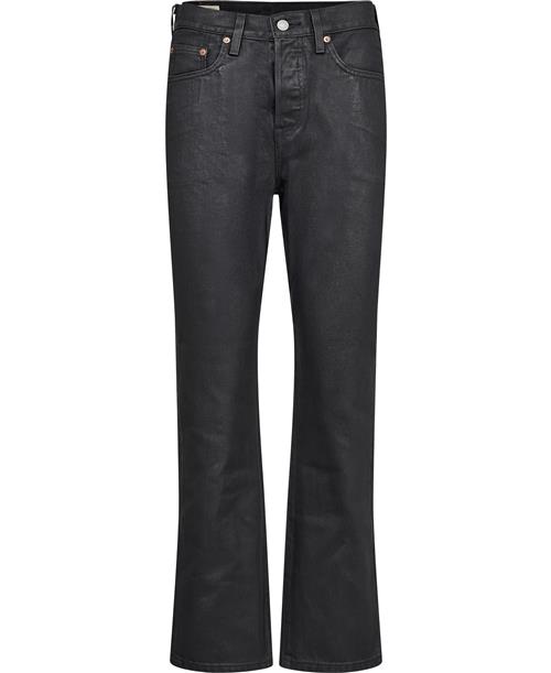 Levi's 501 WAX Coated Posh Party Kvinde Sort Flared Jeans Str W29 / L28 - hos Magasin