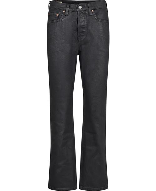 Levi's 501 WAX Coated Posh Party Kvinde Sort Flared Jeans Str W30 / L28 - hos Magasin