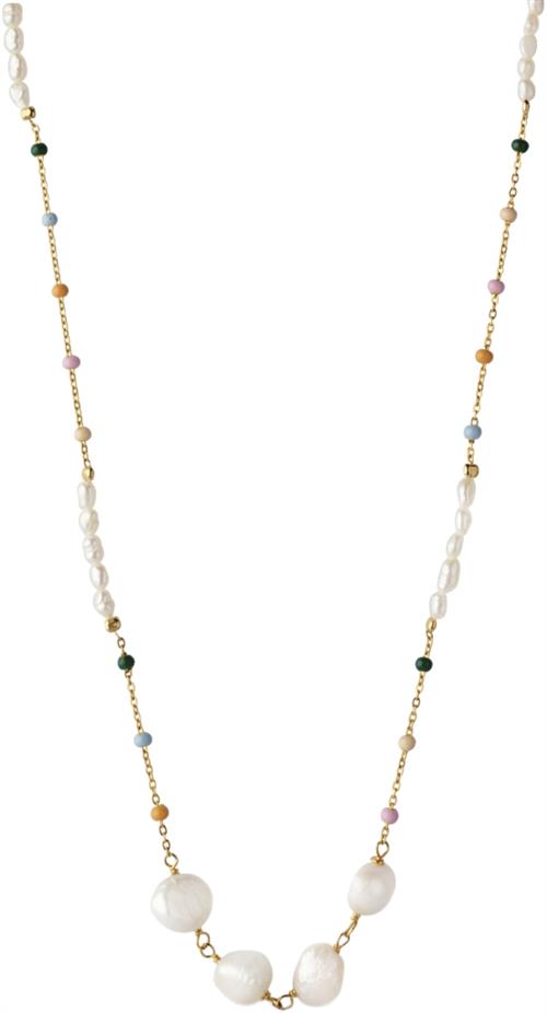 Se ENAMEL Copenhagen Necklace, Lola Perla 38 + 2 + 2 cm - Perlehalskæder hos Magasin ved Magasin