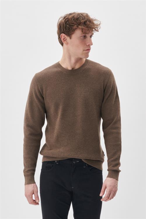 Se Matinique Malagoon Mand Morel Melange Sweaters Regular Fit Str L - hos Magasin ved Magasin