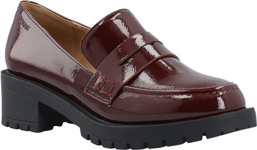 Se Bianco Biapearl Simple Penny Loafer Patent Aquarius Kvinde Burgundy Loafers Str 41 - hos Magasin ved Magasin