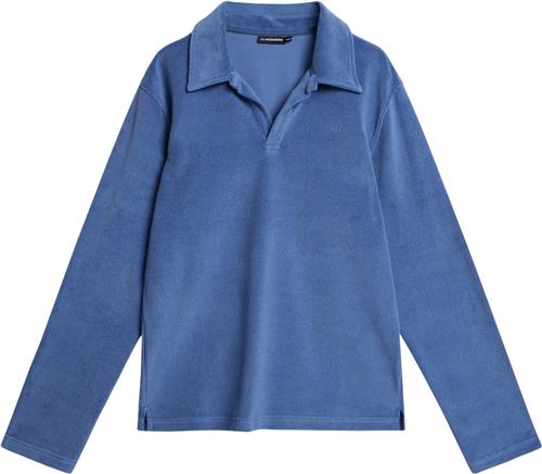 J. Lindeberg Thomas Terry Shirt Mand Bijou Blue Sweatshirts Str L - hos Magasin