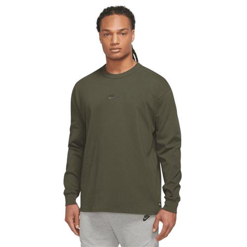 Nike Nike Sportswear Premium Essent Mand Cargo Khaki Sweatshirts Str L - Bomuld hos Magasin