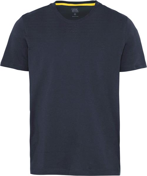 Camel Active NOS Tshirt 1/2 Arm Mand Night Blue Kortærmede T-shirts Str S - Bomuld hos Magasin