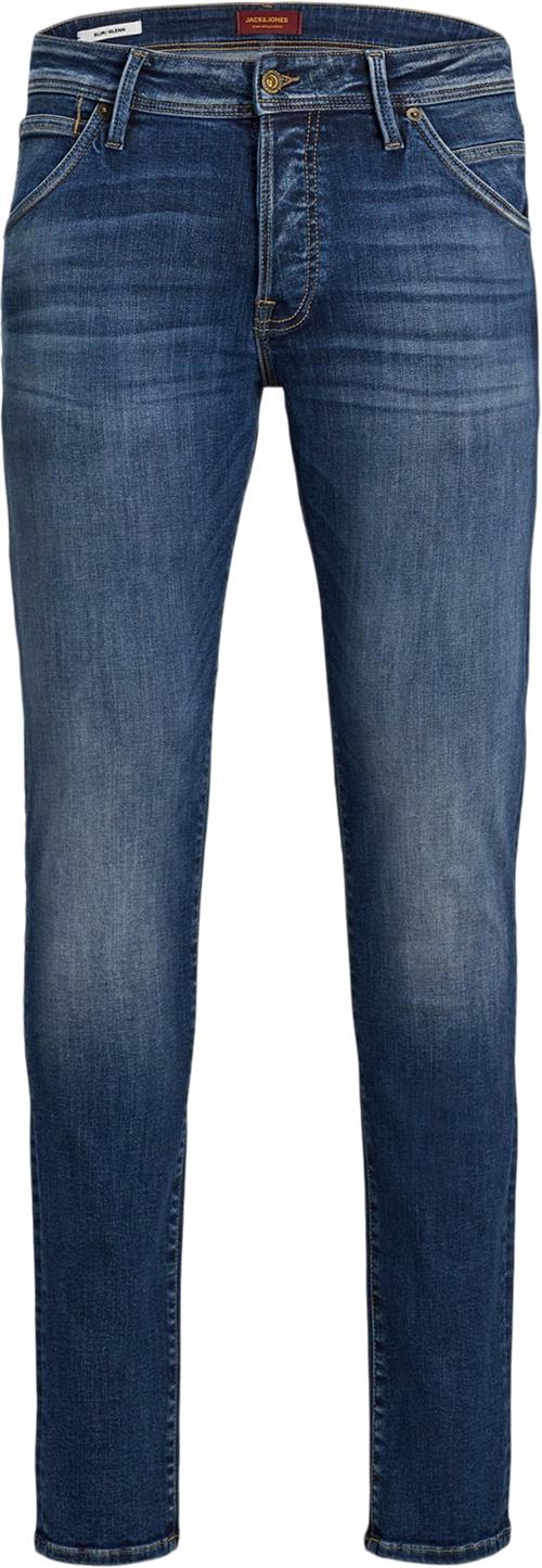 Se Jack & Jones Jjiglenn Jjfox AGI 204 50sps Noos Mand Blue Denim Jeans Str "31/""32" - hos Magasin ved Magasin