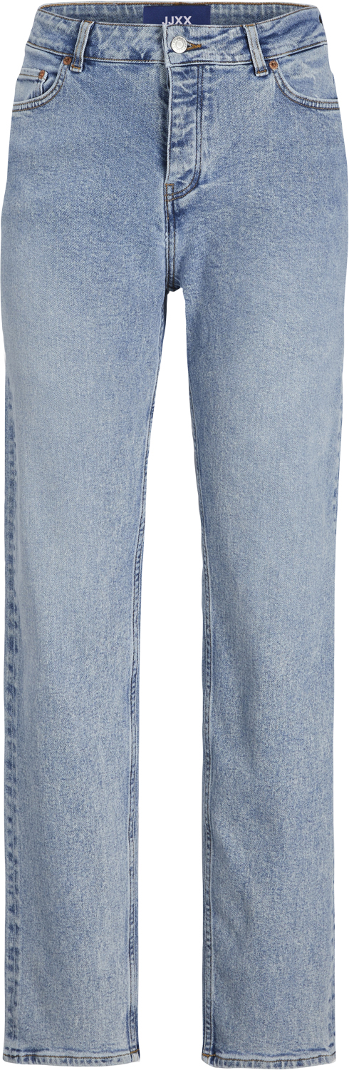 JJXX Jxseoul Straight MW Cc3003 Noos Kvinde Light Blue Denim Straight Jeans Str "25/""32" - hos Magasin