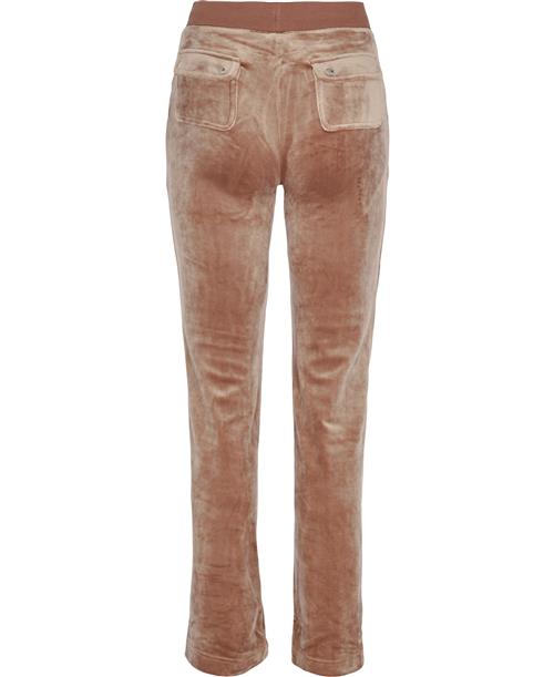 Se Juicy Couture Del Ray Classic Velour Pant Pocket Design Kvinde Acorn Sweatpants Str XS Velour - hos Magasin ved Magasin