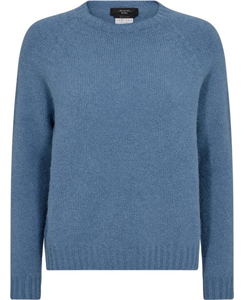 Se Weekend Max Mara Ghiacci Kvinde Blå Sweaters Str XS - Bomuld hos Magasin ved Magasin