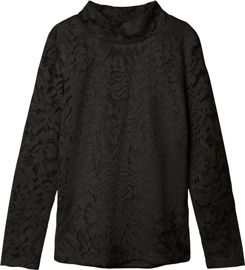 Name It Nkfrydia LS Mock Neck LS TOP Str 134/140 - Blå Bluser hos Magasin