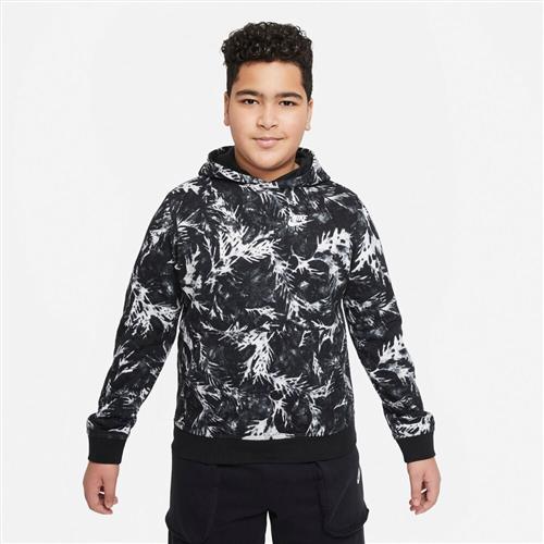 Se Nike Sportswear Printed French Terry Haettetroje 122-128 / XS - Sweatshirts & Hættetrøjer hos Magasin ved Magasin