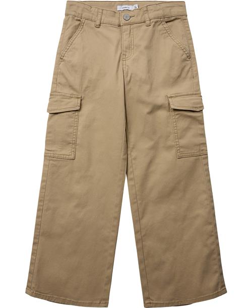 Se Name It Nkfrose Wide Twill Cargo 8108ba NO Str 152 - Safari Bukser hos Magasin ved Magasin