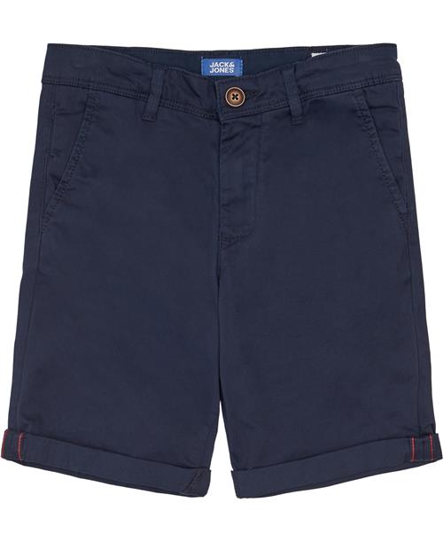 Se Jack & Jones Jjibowie Jjshorts Solid SA JR Str 164 - Blå Shorts & Bloomers hos Magasin ved Magasin