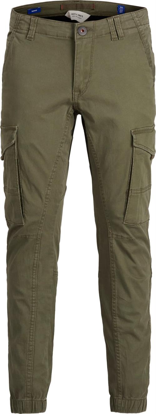 Jack & Jones Jjipaul Jjflake AKM 542 Olive N NOO Str 128 cm / 8 år - Olive Night Bukser hos Magasin