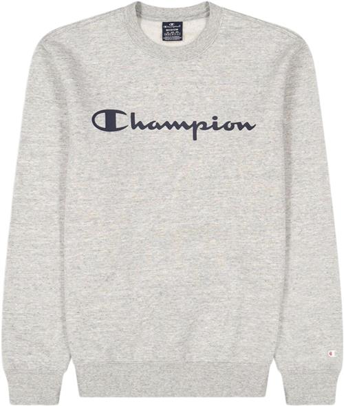 Se Champion Script Logo Fleece Sweatshirt S - Sweatshirts hos Magasin ved Magasin