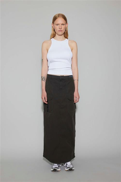 Oval Square Arrow Maxi Skirt Kvinde Black Maxi Nederdele Str L - Bomuld hos Magasin