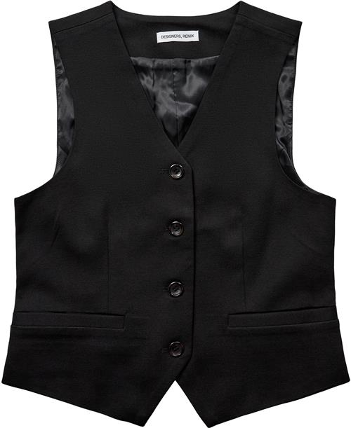 Se Designers Remix Girls G Zoe Vest Str 176 cm / 16 år - Sort Veste hos Magasin ved Magasin