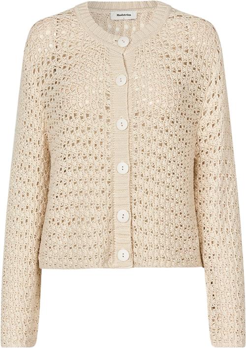 Modström Hobbsmd Solid Cardigan Kvinde Summer Sand Cardigans Str S - Bomuld hos Magasin