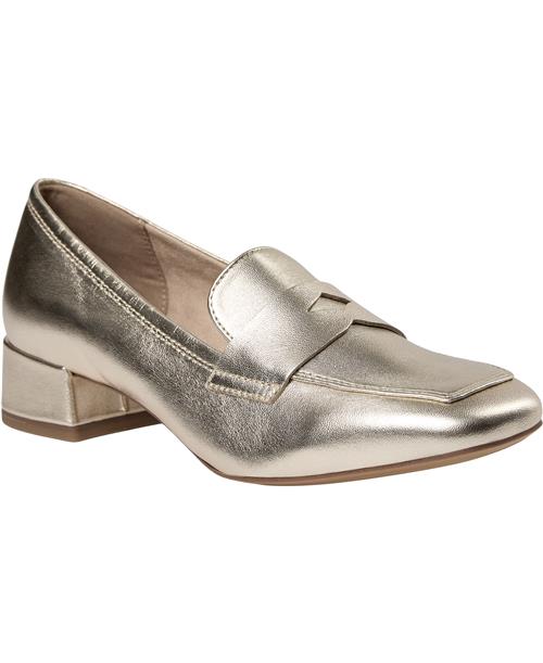 Tamaris 124309-42 Kvinde Gold Loafers Str 39 - hos Magasin