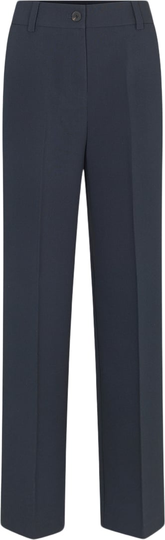 Modström Gale Pants Kvinde Midnight Blue Bukser Med Lige Ben Str L - hos Magasin