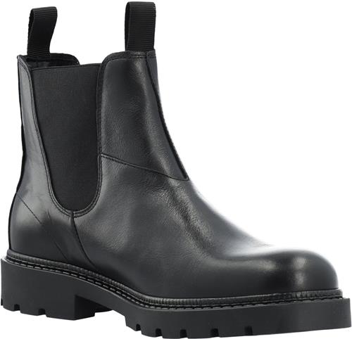 Bianco Biajeff Chelsea Boot Tumbled Leather Mand Black Chelsea Boots Str 40 - hos Magasin