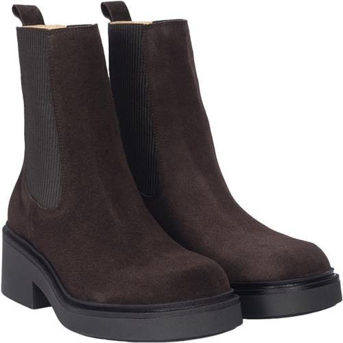 Se ANGULUS Støvle med Elastik Kvinde 2193/046 Brown/brown Chelsea Boots Str 41 - hos Magasin ved Magasin